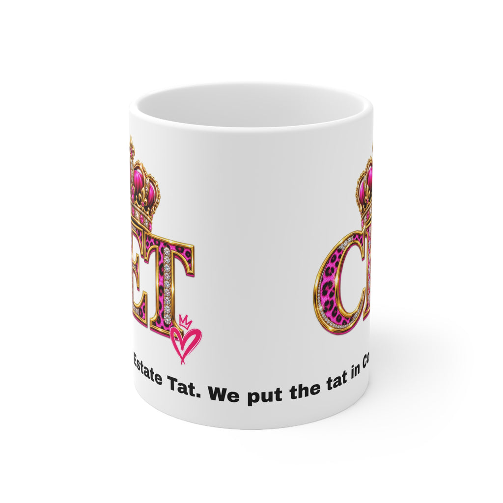 Council Estate Tat Pink Crown Mug – 11oz & 15oz