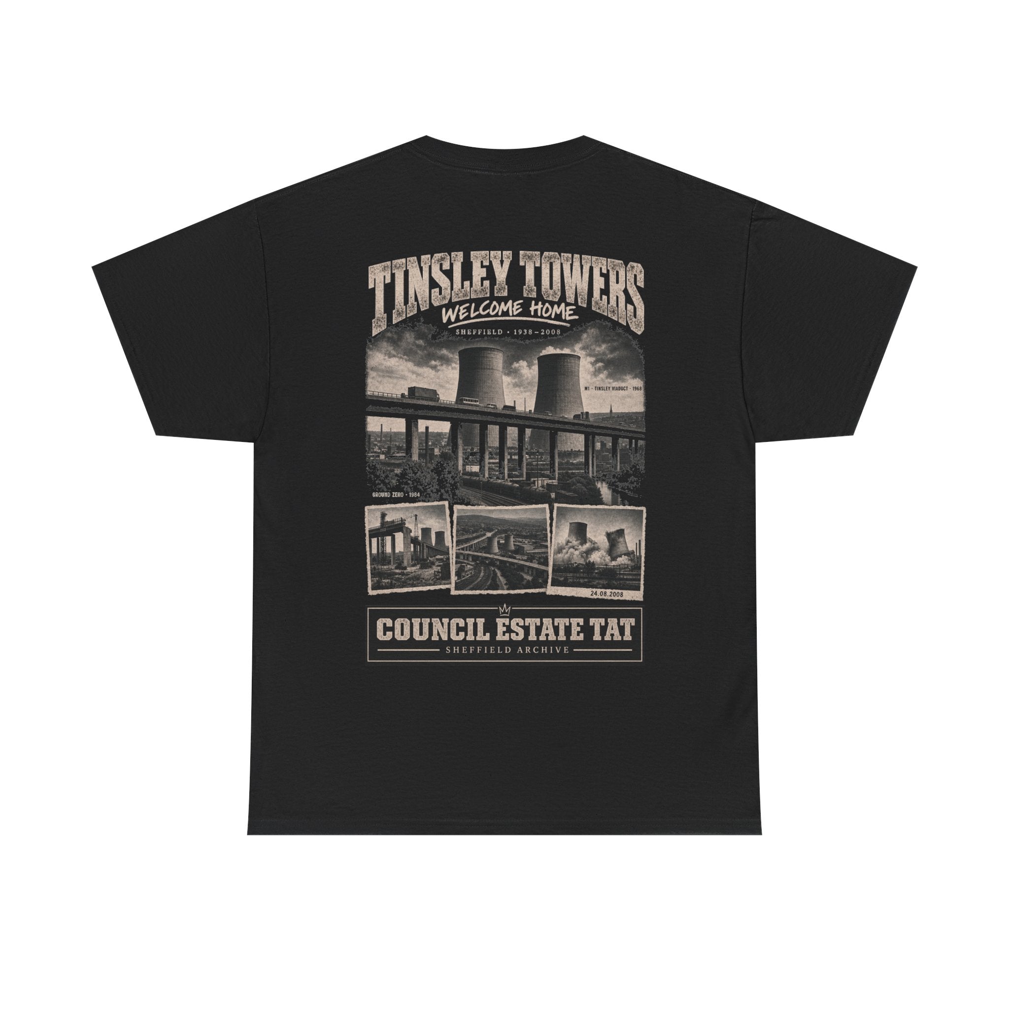 TINSLEY TOWERS — Sheffield Archive Heavy Cotton T-Shirt