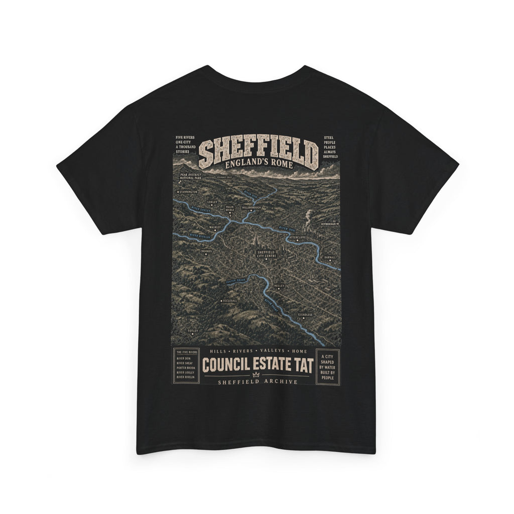 ENGLAND’S ROME — Sheffield Archive Heavy Cotton T-Shirt