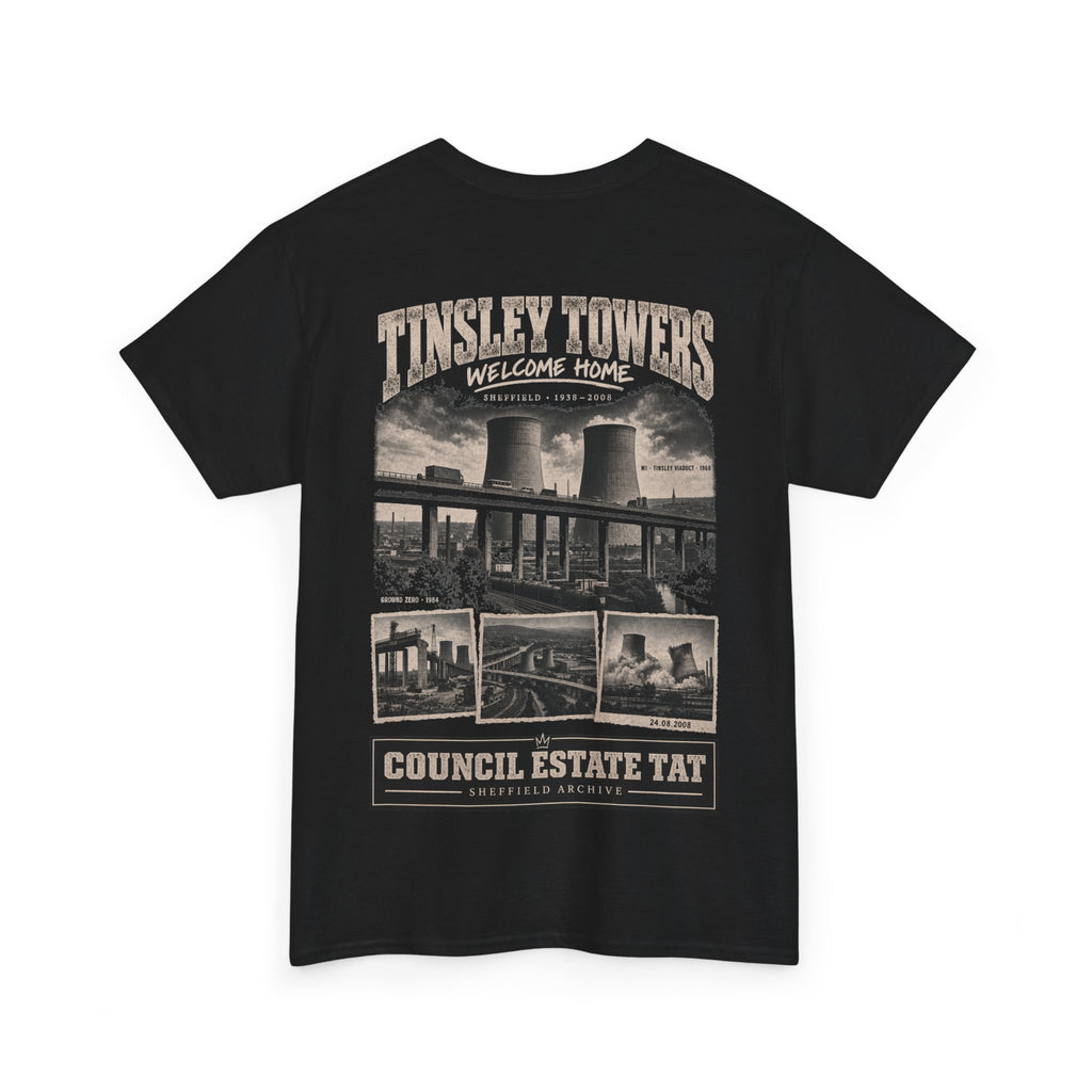 TINSLEY TOWERS — Sheffield Archive Heavy Cotton T-Shirt