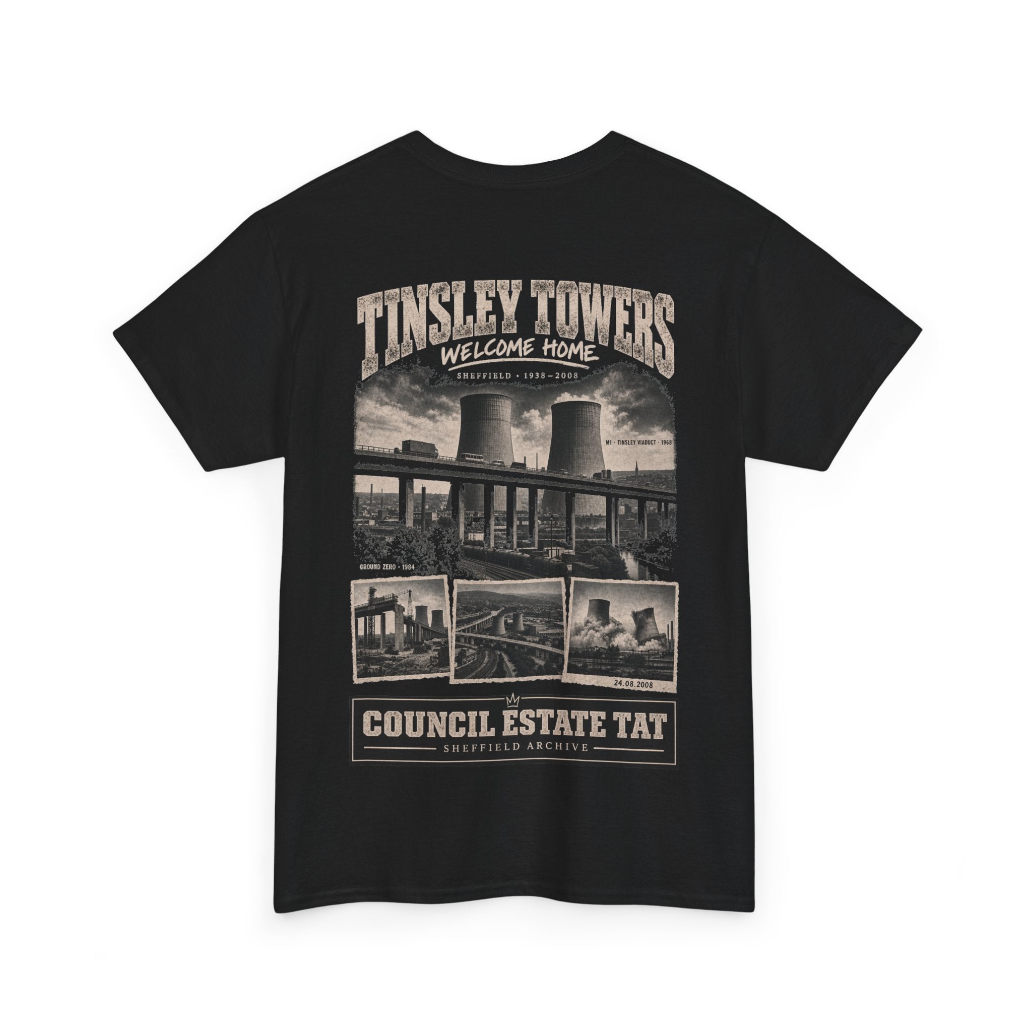 TINSLEY TOWERS — Sheffield Archive Heavy Cotton T-Shirt