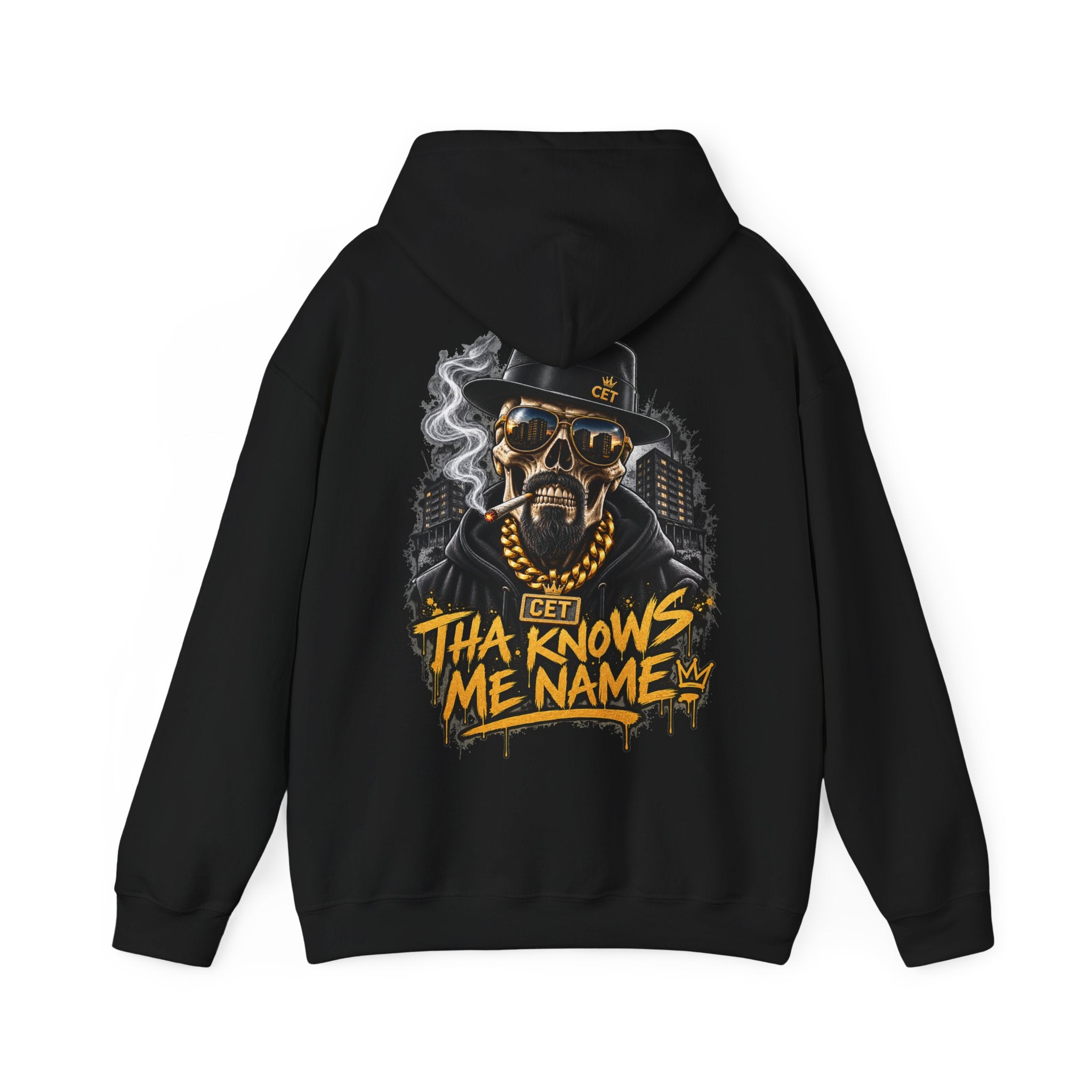Tha Knows Me Name – Premium CET Graphic Hoodie