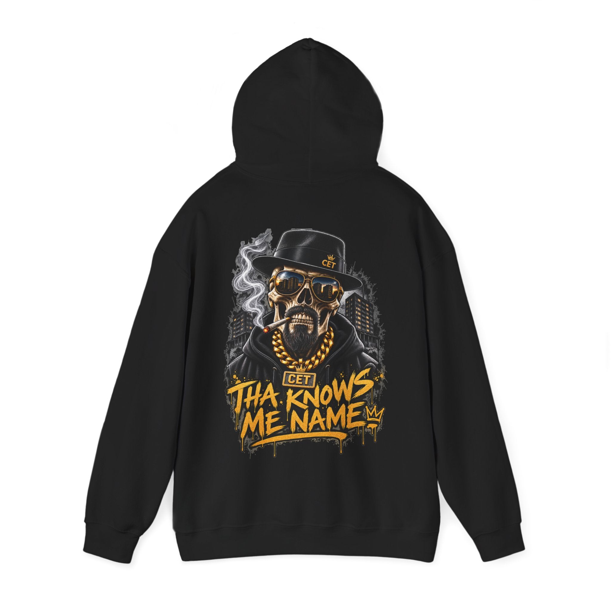 Tha Knows Me Name – Premium CET Graphic Hoodie