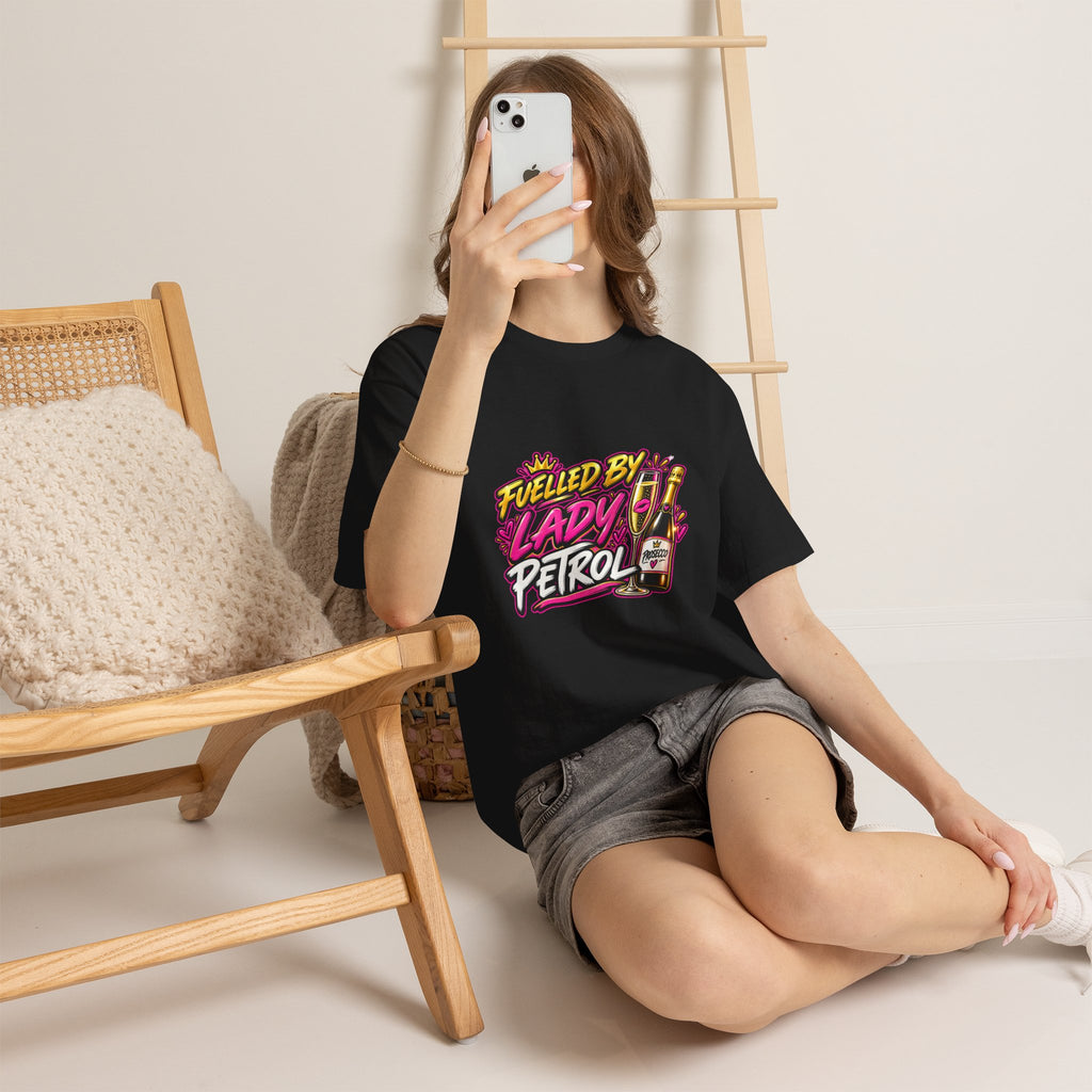 Fuelled by Lady Petrol – Women’s Graphic T-Shirt