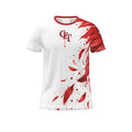 Silent Guardian all-over cut-and-sew T-shirt corrected continuous shoulder wing front view
